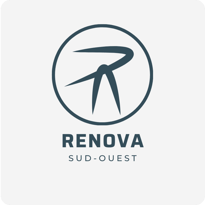 déclinaison 4 du logo RENOVA Sud-Ouest
