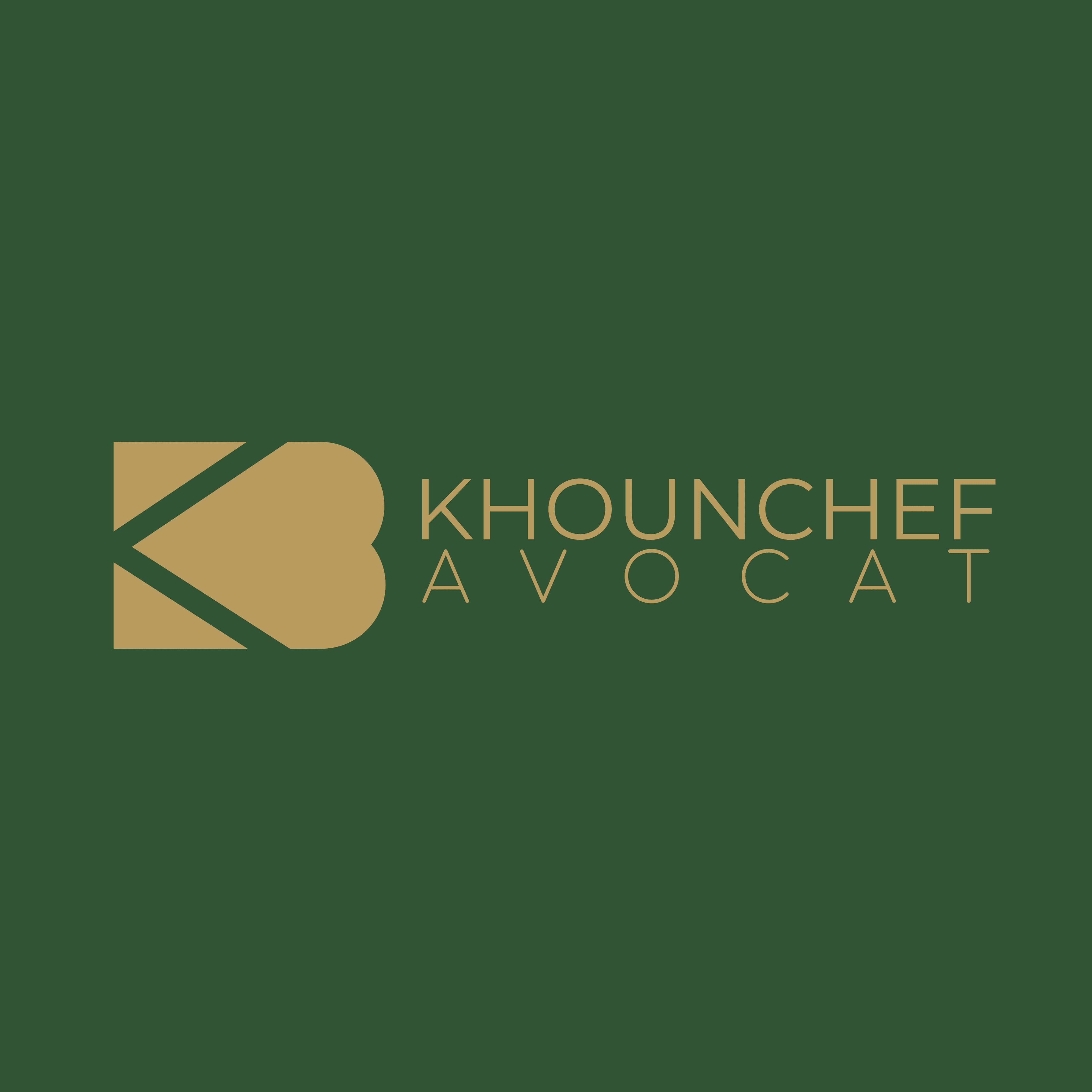 déclinaison logo horizontal Khounchef Avocat